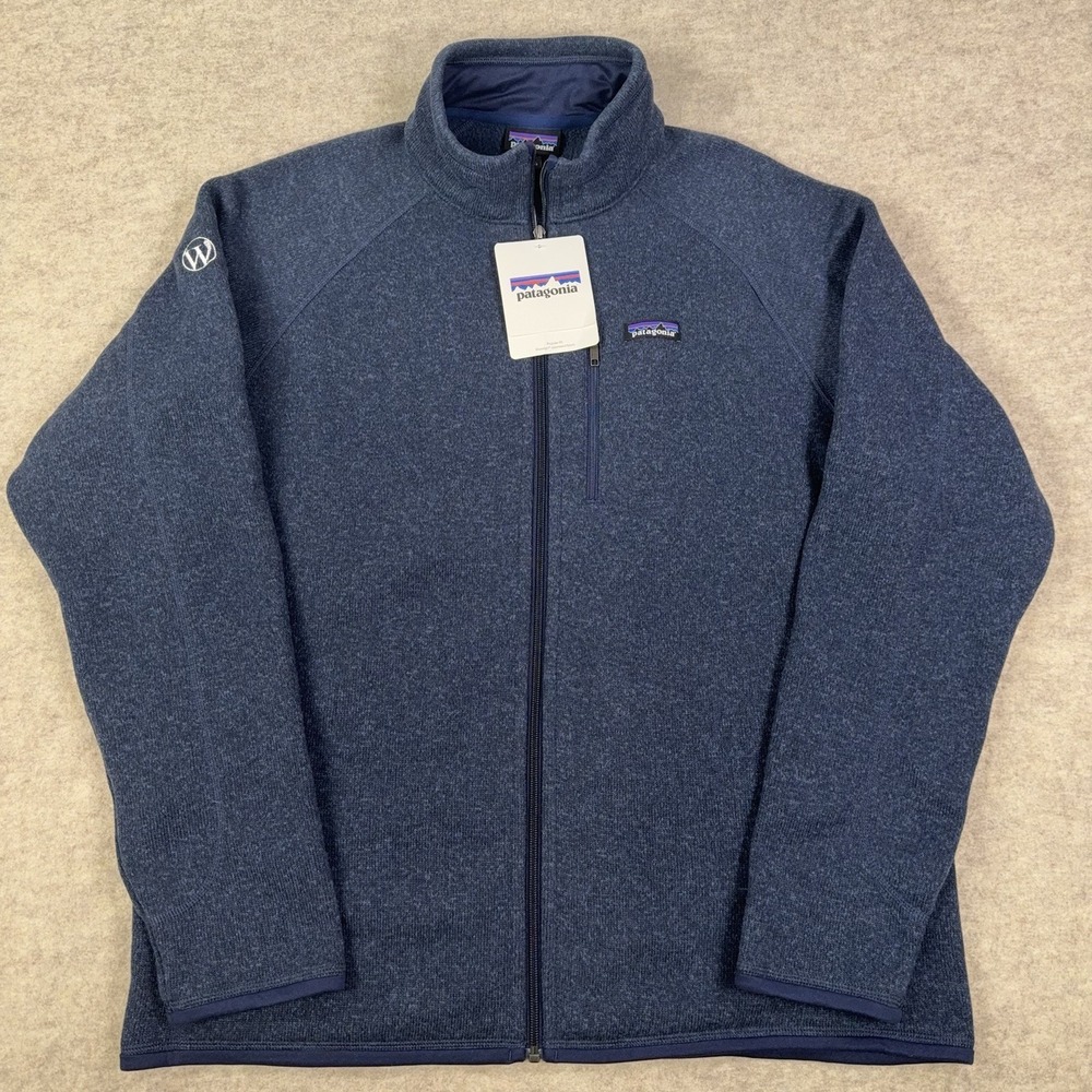 Patagonia Better Sweater Full Zip Jacket Mens XL Classic Navy Blue Midweight NWT